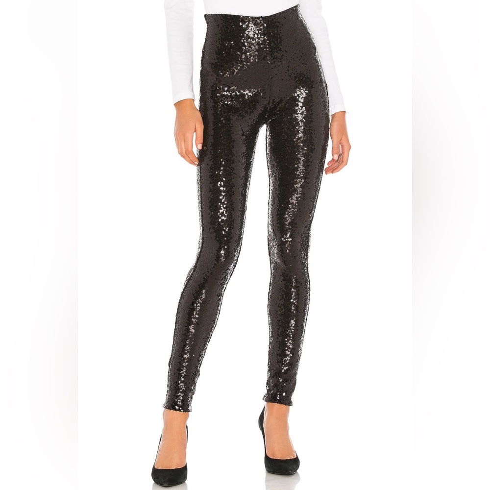 Commando Black Sequin Leggings